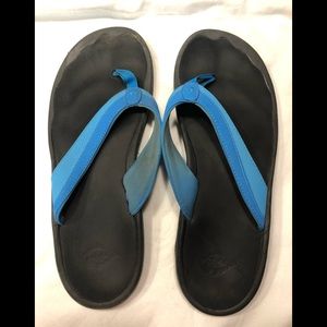 Olukai women’s wide strap flip flops